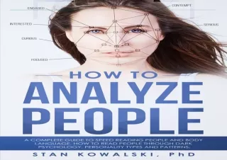 get [PDF] Download How to Analyze People: A complete guide to Spe