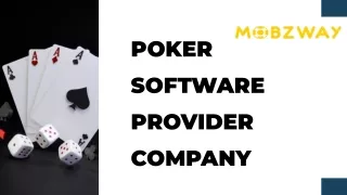 online poker software providers