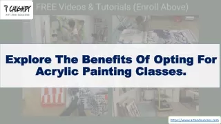 Explore The Benefits Of Opting For Acrylic Painting Classes