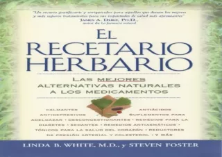 ❤ PDF/READ ⚡  Recetario Herbario: Las Mejores Alternativas Natura
