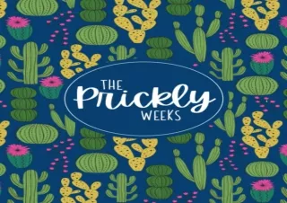 ✔ PDF_  Period Journal And Tracker - The Prickly Weeks: Menstrual