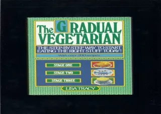 ✔ PDF_  The Gradual Vegetarian: The step-by-step way to start eat
