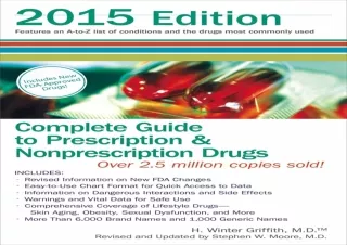 [PDF READ ONLINE] Complete Guide to Prescription and Nonprescript
