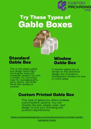 try these types of gable boxes