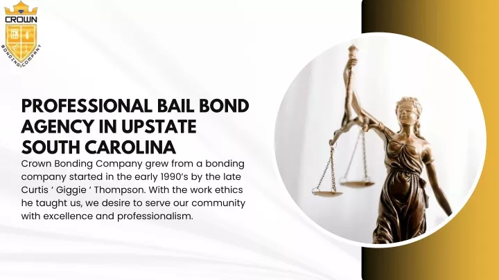 professional bail bond agency in upstate south