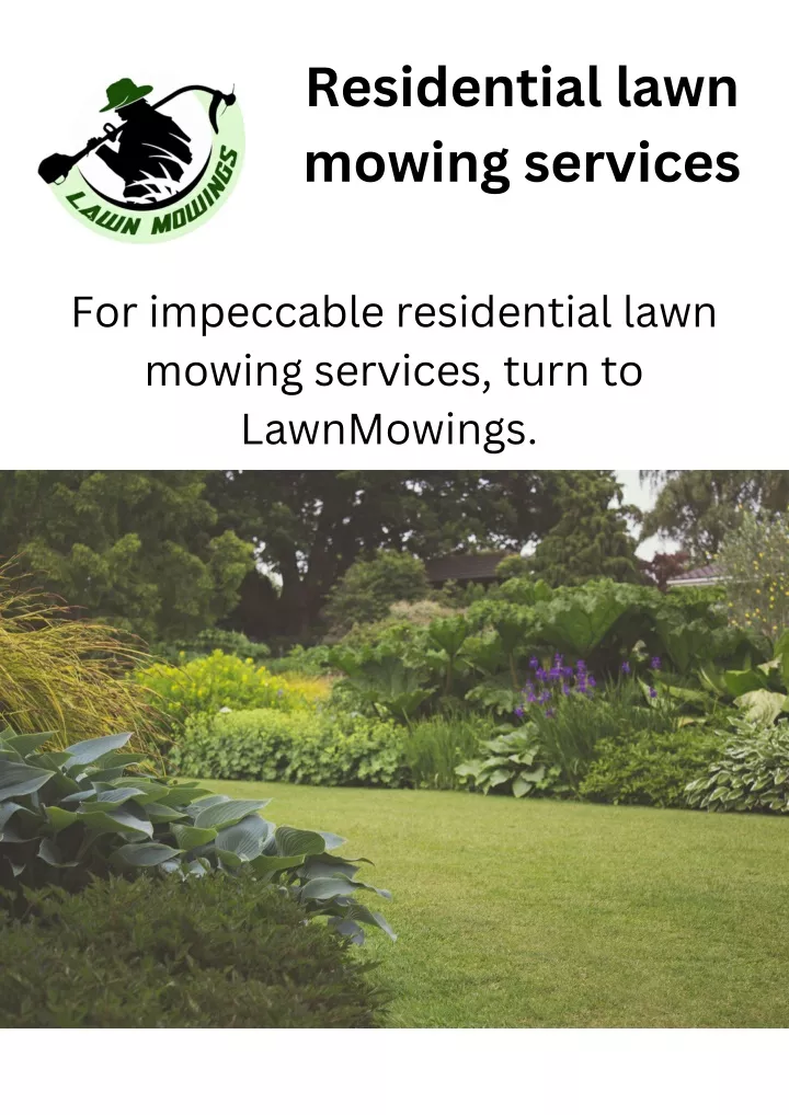 residential lawn mowing services