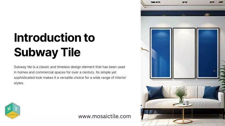 introduction to subway tile