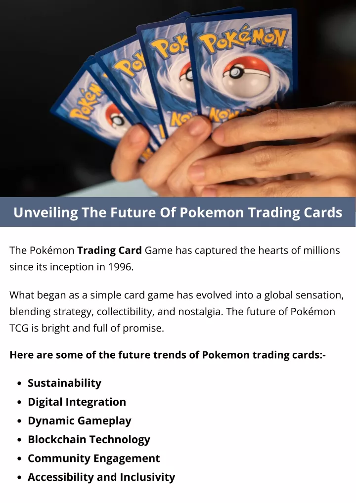 unveiling the future of pokemon trading cards