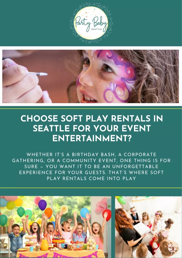 choose soft play rentals in seattle for your