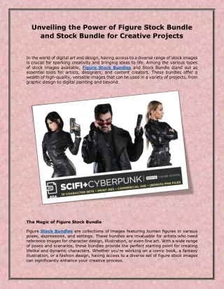 Unveiling the Power of Figure Stock Bundle and Stock Bundle for Creative Projects