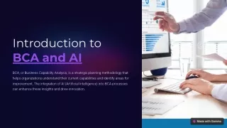 BCA AI Demystified: A Beginner's Journey