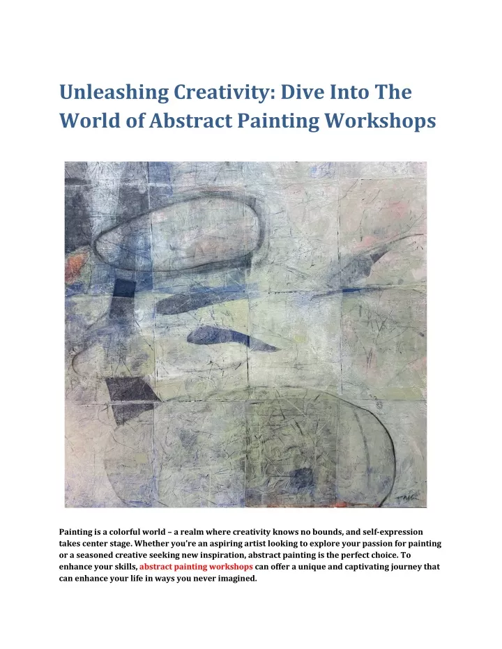 unleashing creativity dive into the world
