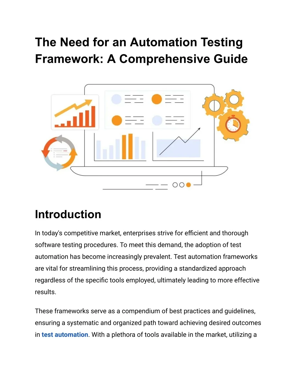 PPT - The Need for an Automation Testing Framework_ A Comprehensive ...