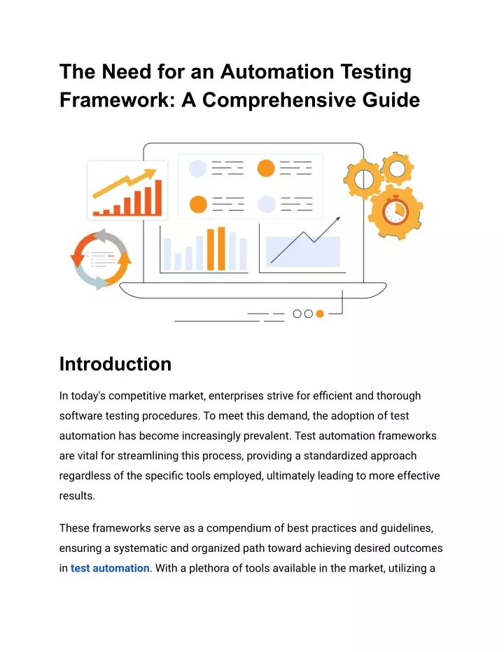 the need for an automation testing framework