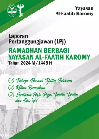 LPJ Ramadhan Berbagi 2024 M / 1445 H