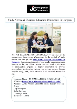 Abroad Study Consultants in Gurgaon