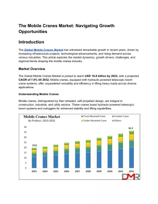The Mobile Cranes Market_ Navigating Growth Opportunities