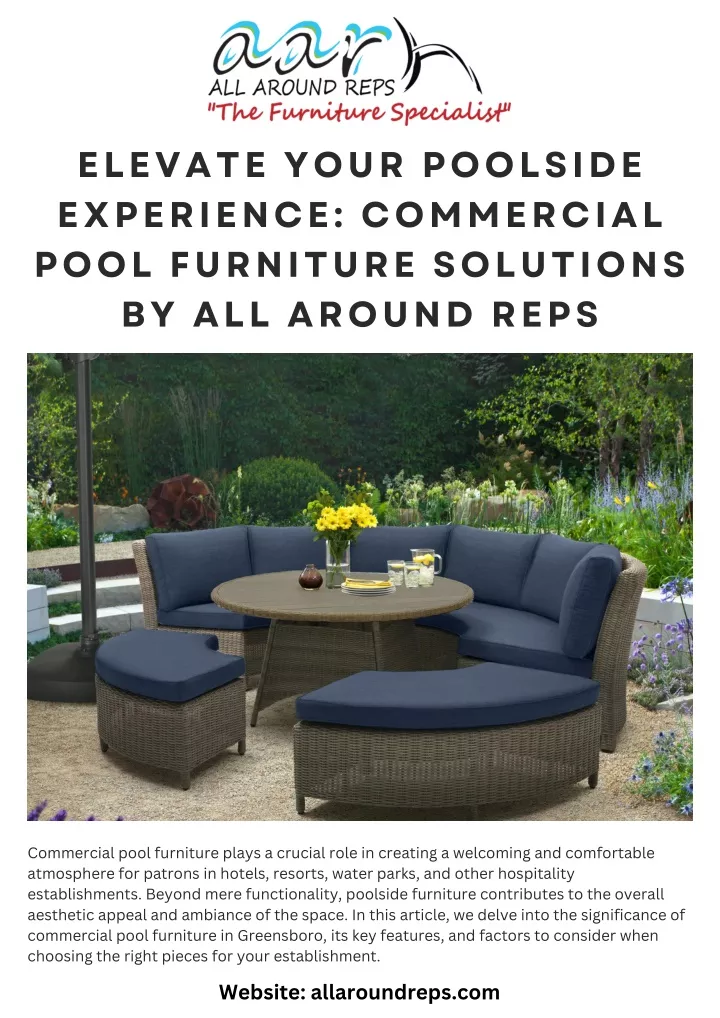 elevate your poolside experience commercial pool