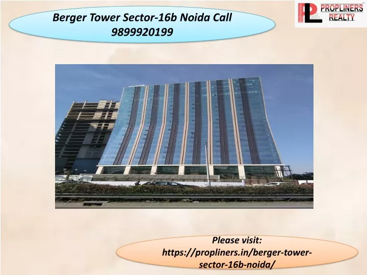 berger tower sector 16b noida call 9899920199