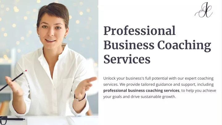 professional business coaching services