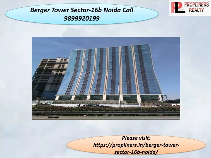 berger tower sector 16b noida call 9899920199