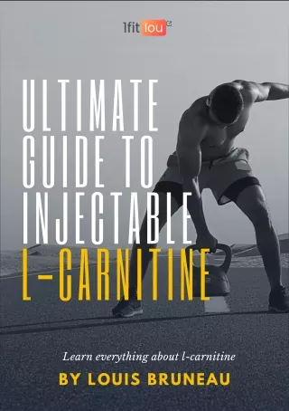 Ultimate Guide to Injectable L-Carnitine