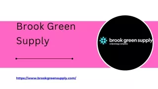 Green Energy Revolution in the UK by brook green supply