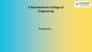 Highlights of the Department of Management Studies at KRCE