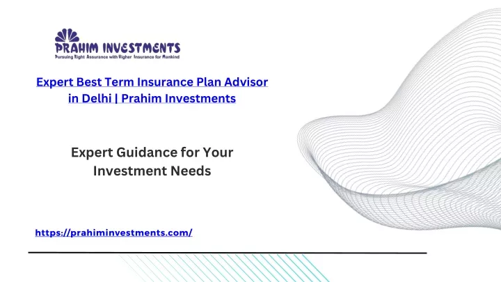 expert best term insurance plan advisor in delhi
