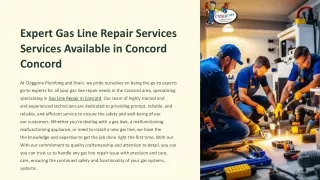 Expert Gas Line Repair Services Available in Concord