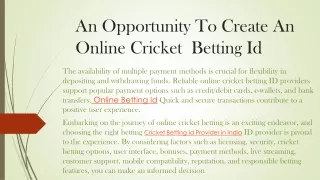 Online Cricket Betting Id | 9289234032 | Get New Betting Id 10% Bonus