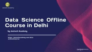 Data Science Offline Course in Delhi by Jeetech Academy