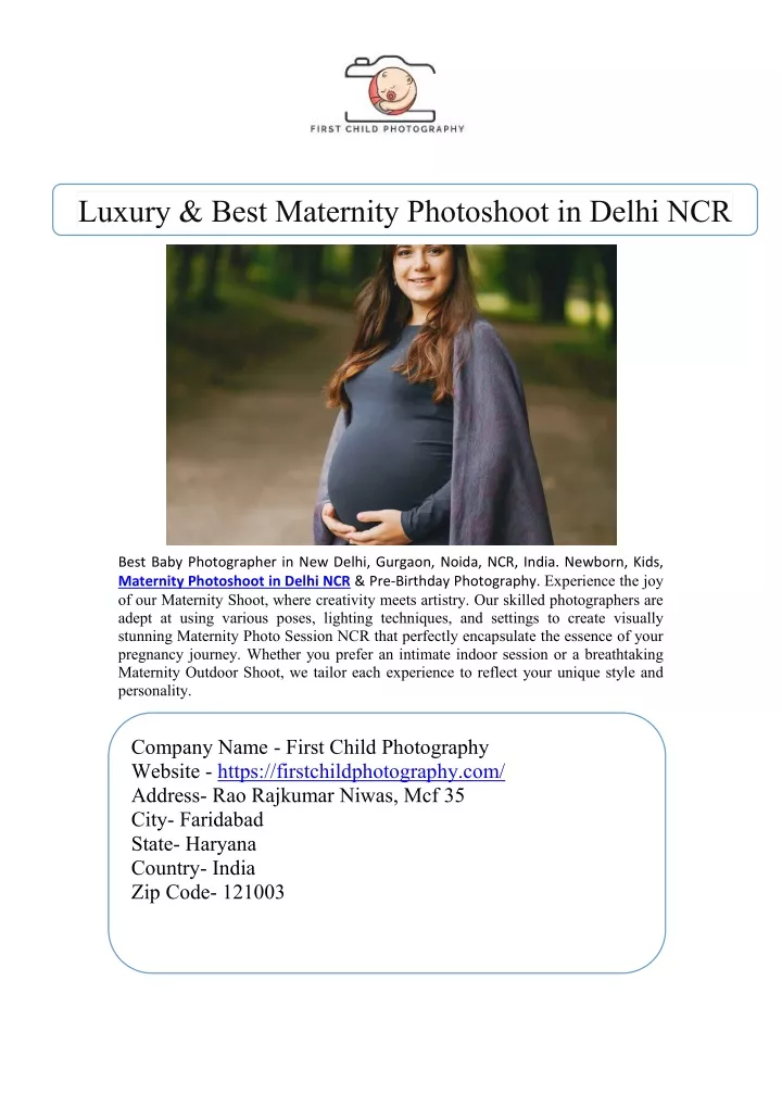 luxury best maternity photoshoot in delhi ncr