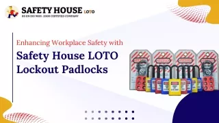 Enhancing Workplace Safety with Safety House LOTO Lockout Padlocks