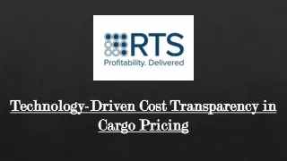 Technology-Driven Cost Transparency in Cargo Pricing (1)
