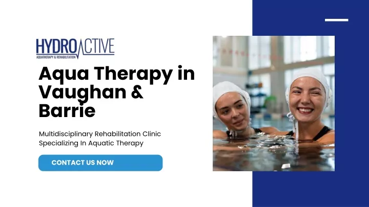 aqua therapy in vaughan barrie