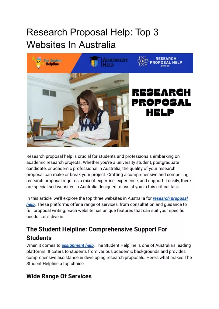 research proposal help top 3 websites in australia