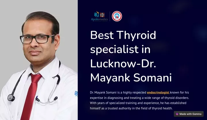 best thyroid specialist in lucknow dr mayank