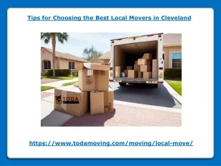 Tips for Choosing the Best Local Movers in Cleveland