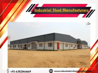 Preengineered Industrial Building Coimbatore |Factory Steel Construction|Prefab Factory Building Shed