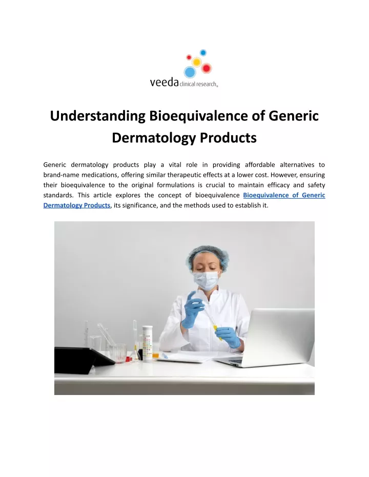 understanding bioequivalence of generic