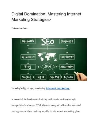 Digital Domination_ Mastering Internet Marketing Strategies·