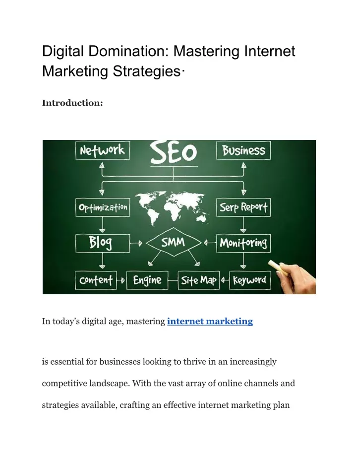 digital domination mastering internet marketing