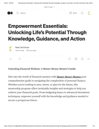Empowerment Essentials_ Unlocking Life’s Potential Through Knowledge, Guidance, and Action