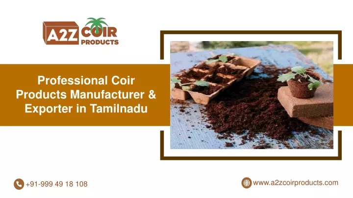 professional coir products manufacturer exporter