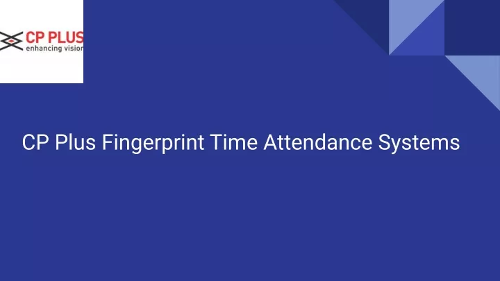 cp plus fingerprint time attendance systems