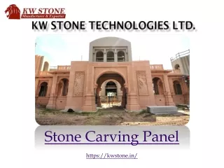 Stone Carving Panel