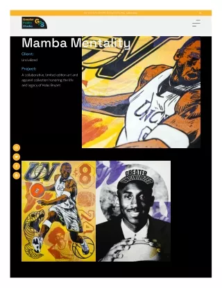 Mamba Mentality - Hand Painted Artwork