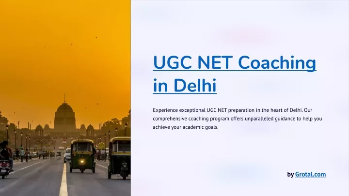 ugc net coaching in delhi