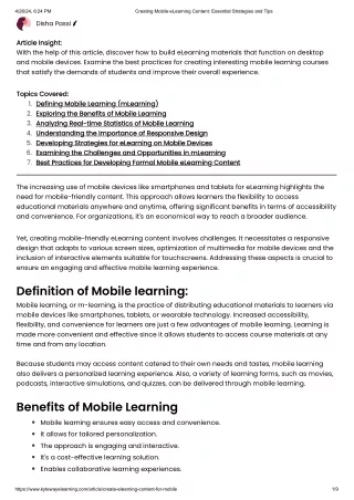 Creating Mobile eLearning Content_ Essential Strategies and Tips
